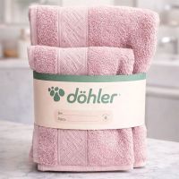 Foto do produto Kit de Toalhas Döhler Linha Premium e Veneza – Jogo com 2 Peças  04936