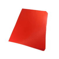 Foto do produto Contra Capa para Encadernação A4 Vermelho Couro PP 0,30 100un