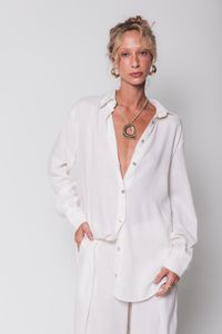 Foto do produto Camisa de Linho Off White