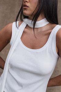 Foto do produto Regata de Tricot Off White