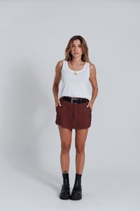 Foto do produto Short Saia Elle Marrom