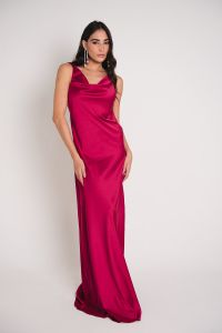 Foto do produto Vestido Costas Abertas Magenta