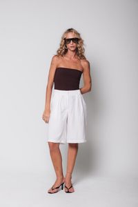 Foto do produto Bermuda de Alfaiataria Off White