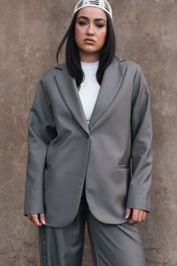 Foto do produto Blazer Monique Cinza