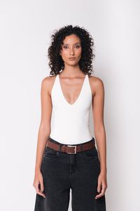 Foto do produto Body Decotado Branco