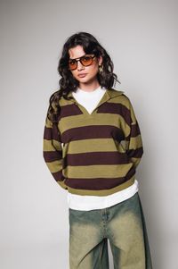 Foto do produto Blusa Polo de Tricot Marrom 