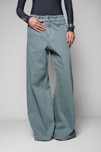 Foto do produto Calça Jeans Wide Leg Azul