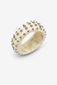Foto do produto Bracelete Resina Studs Bege