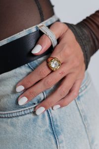 Foto do produto Anel Vintage - Cristal