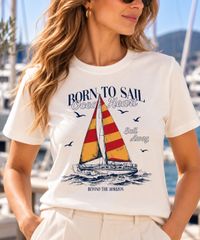 Foto do produto TSHIRT CANELLI BORN TO SAIL