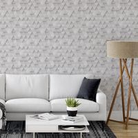 Foto do produto Papel de Parede Geométrico 3D Triângulos