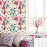 Foto do produto Papel de Parede Jardim de Flores