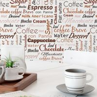 Foto do produto Papel de Parede Café e Cappuccino 