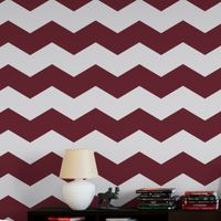 Foto do produto Papel de Parede Chevron Cor Vinho