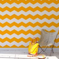 Foto do produto Papel de Parede Chevron Amarelo 