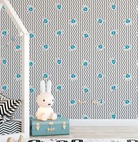 Foto do produto Papel de Parede Infantil de Diamantes 