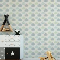 Foto do produto Papel de Parede Infantil de Nuvens 