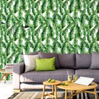 Foto do produto Papel de Parede Folhas de Bananeira 