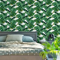 Foto do produto Papel de Parede Folhas de Bananeira ll