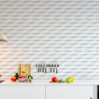 Foto do produto Papel de Parede Branco 3D ll
