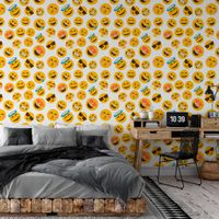 Foto do produto Papel de Parede Carinhas Emojis