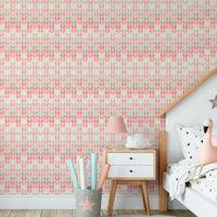 Foto do produto Papel de Parede Setas Cinzas e Rosas 