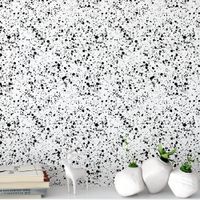 Foto do produto Papel de Parede Respingos de Tinta Preta