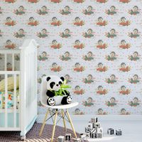 Foto do produto Papel de Parede Infantil de Aviãozinho