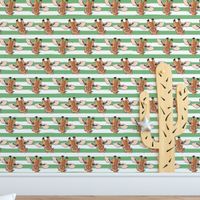 Foto do produto Papel de Parede Infantil de Girafas e Listras