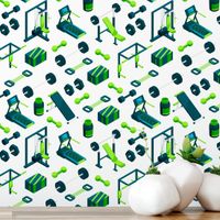 Foto do produto Papel de Parede Equipamentos de Academia