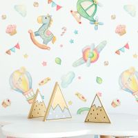 Foto do produto Papel de Parede Infantil Aviões e Doces