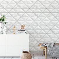 Foto do produto Papel de Parede 3D Formato em Triângulos