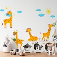 Foto do produto Adesivo de Parede Infantil Girafinhas Divertidas