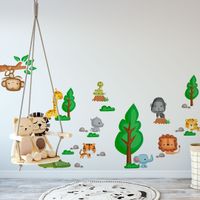 Foto do produto Adesivo de Parede Infantil Animais Safari