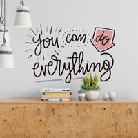 Foto do produto Adesivo de Parede Frase You Can do Everything