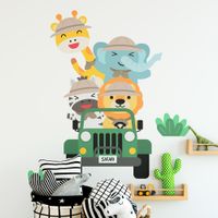 Foto do produto Adesivo de Parede Infantil Safari Baby