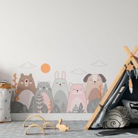 Foto do produto Adesivo de Parede Infantil Animais