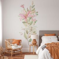 Foto do produto Adesivo de Parede Floral Lírios