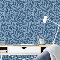 Foto do produto Papel de Parede Tecido Jeans Galhos (Imitação Textura)