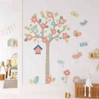 Foto do produto Adesivo de Parede Infantil Árvore e Flores