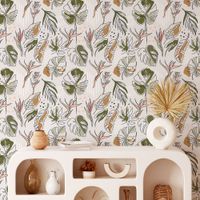 Foto do produto Papel de Parede Floral Boho
