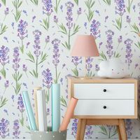 Foto do produto Papel de Parede Flor de Lavanda