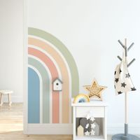 Foto do produto Adesivo de Parede Infantil Arco-Íris de Canto