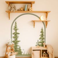 Foto do produto Adesivo de Parede Infantil Arco Romano Bosque Encantado Premium
