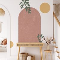 Foto do produto Kit Adesivos de Parede Boho Moderno Formas e Folhagens