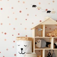 Foto do produto Kit Adesivos de Parede Infantil Bolinhas Coloridas e Criativas
