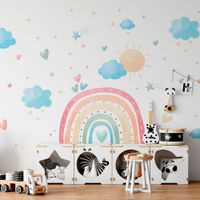 Foto do produto Adesivo de Parede Infantil Universo Mágico Aquarela