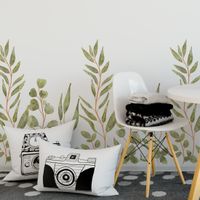 Foto do produto Adesivo de Parede Infantil Galhos Aquarela Estilo Boho