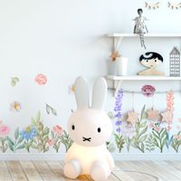 Foto do produto Adesivo de Parede Flores e Ramos Estilo Aquarela