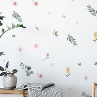 Foto do produto Kit Adesivos de Parede Botânico Natureza em Aquarela